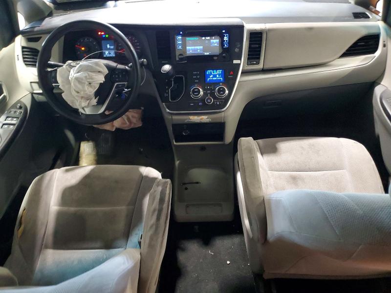2017 Toyota Sienna VIN 5TDZZ3DC9HS826826 COPART salvage auction — FRONT END, Pa - Certificate Of Salvage, sold $1,700 on 2026-07-08 (photo 8)