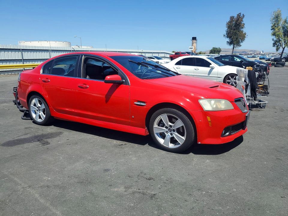 2009 Pontiac G8 VIN 6G2EC57Y29L205067 COPART salvage auction — SIDE, Ca - Salvage Certificate, sold $6,300 on 2026-07-08 (photo 4)