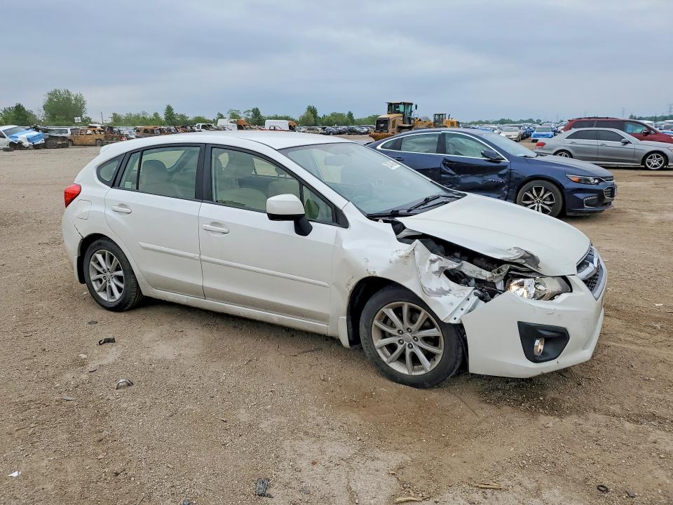 2013 Subaru Impreza VIN JF1GPAC6XDH821023 COPART salvage auction — FRONT END, Il - Salvage Certificate, sold $1,650 on 2026-07-21 (photo 4)
