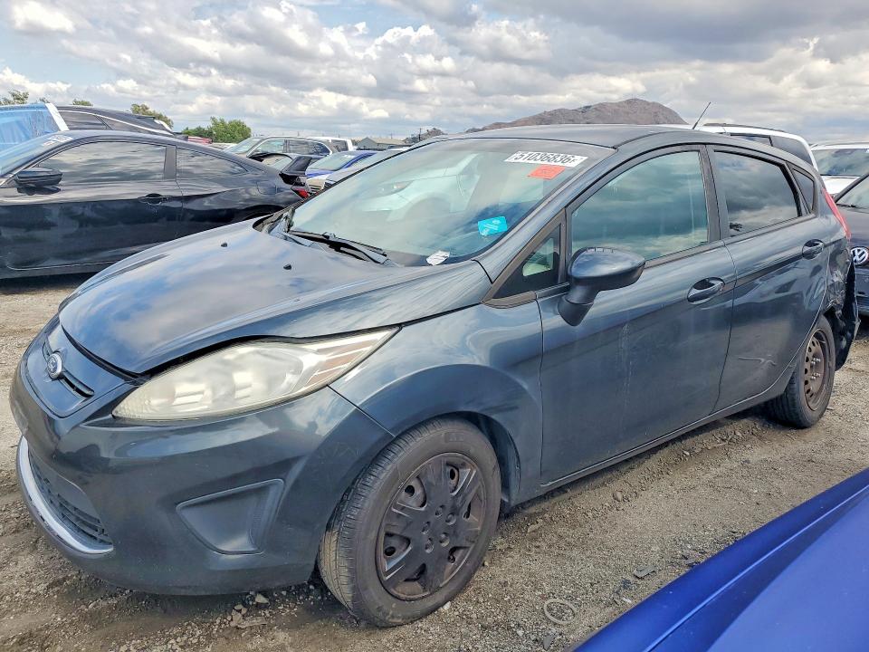 2011 Ford Fiesta VIN 3FADP4EJ8BM221132 COPART salvage auction — REAR END, Ca - Salvage Certificate, sold $250 on 2026-07-09 (photo 1)