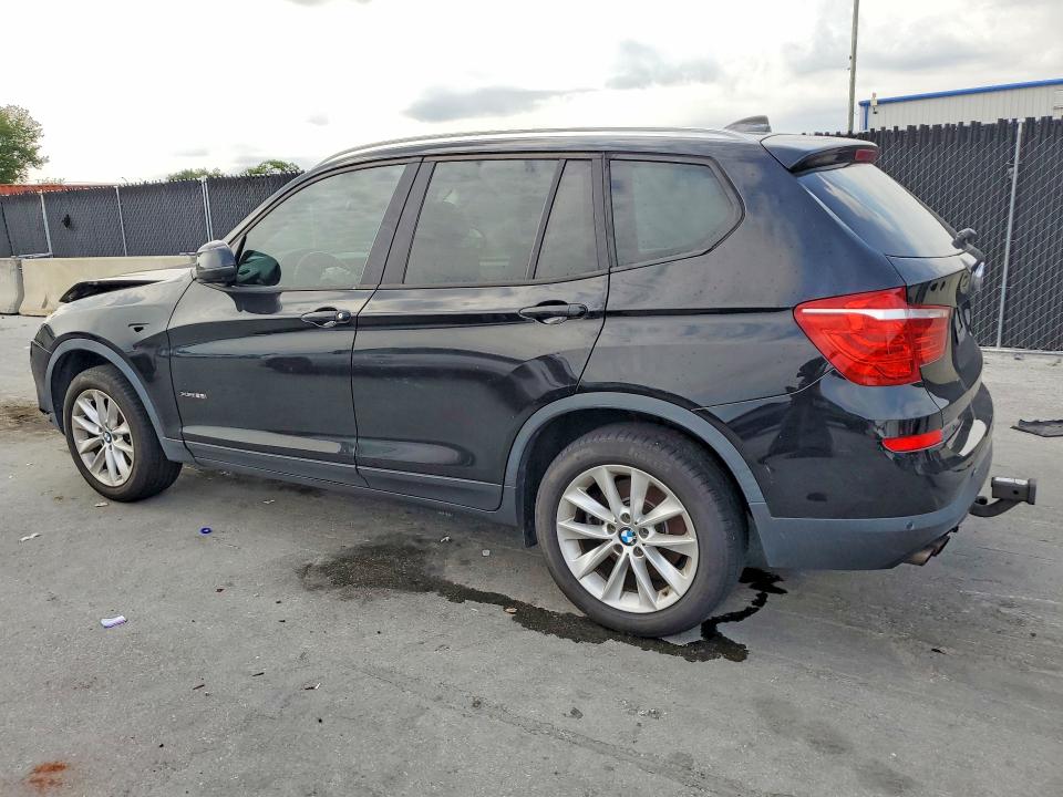 2017 BMW X3 VIN 5UXWX9C57H0T06690 COPART salvage auction — FRONT END, Fl - Cert Of Title Slvg Rebuildable, sold $1,850 on 2026-07-09 (photo 2)
