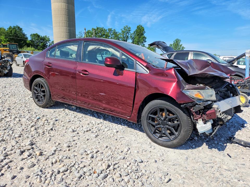 2013 Honda Civic VIN 19XFB2F87DE003262 COPART salvage auction — FRONT END, MI - CERTIFICATE OF TITLE, sold $525 on 2026-07-09 (photo 4)