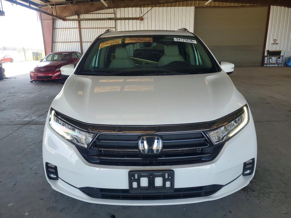 2021 Honda Odyssey VIN 5FNRL6H79MB016501 COPART salvage auction — REAR END, Ca - Salvage Certificate, sold $15,500 on 2026-07-02 (photo 5)
