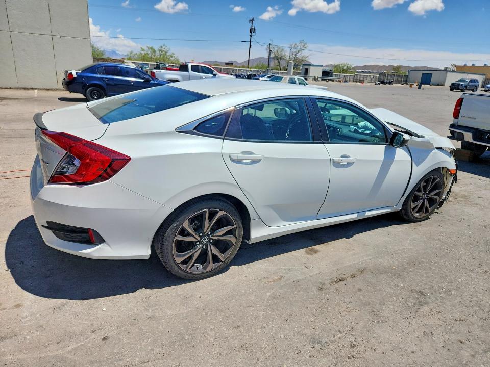 2020 Honda Civic VIN 19XFC2E80LE002063 COPART salvage auction — FRONT END, Tx - Salvage Vehicle Title, sold $125 on 2026-07-10 (photo 3)