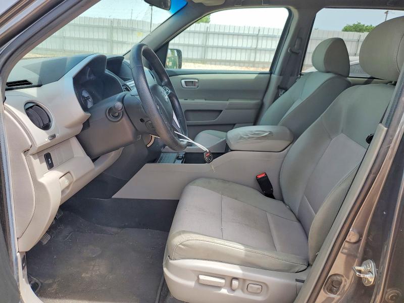 2012 Honda Pilot VIN 5FNYF4H49CB004392 COPART salvage auction — FRONT END, Ok - Cert Of Title-Salvage, sold $1,400 on 2026-07-09 (photo 7)