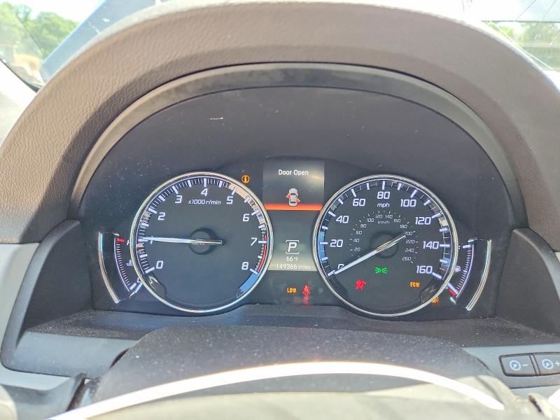 2014 Acura VIN JH4KC1F52EC000174 COPART salvage auction — REAR END, Nc - Salvage Certificate Of Title, sold $1,900 on 2026-07-31 (photo 9)