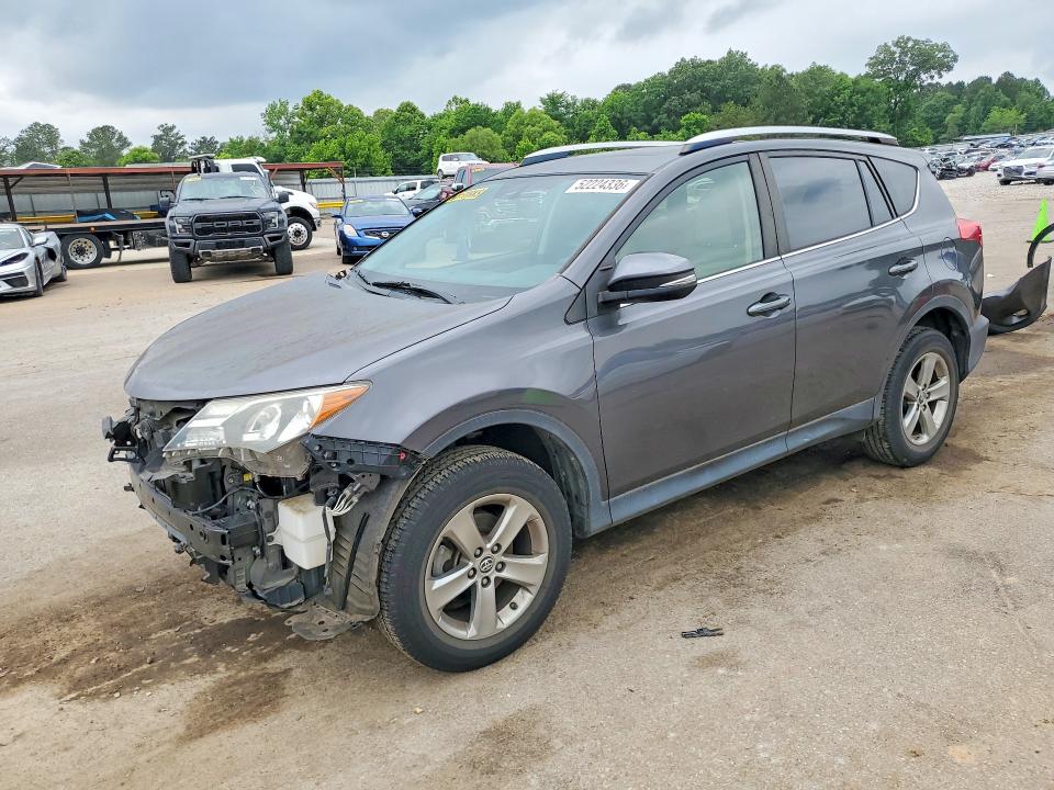 2015 Toyota VIN JTMWFREVXFJ024584 COPART salvage auction — FRONT END, Ms - Cert Of Title-Salvaged, sold $4,750 on 2026-07-03 (photo 1)