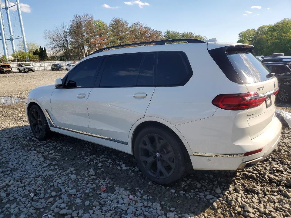 2022 BMW X7 VIN 5UXCW2C0XN9L82722 COPART salvage auction — VANDALISM, Pa - Cert Of Salvage-Theft, sold $26,750 on 2026-07-08 (photo 2)