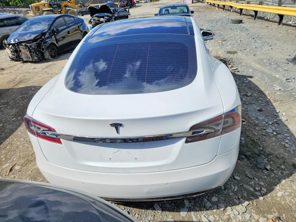 2016 Tesla Model s VIN 5YJSA1E11GF156024 COPART salvage auction — FRONT END, Md - Cert Of Salvage > 75% Damage, sold $2,250 on 2026-07-31 (photo 6)