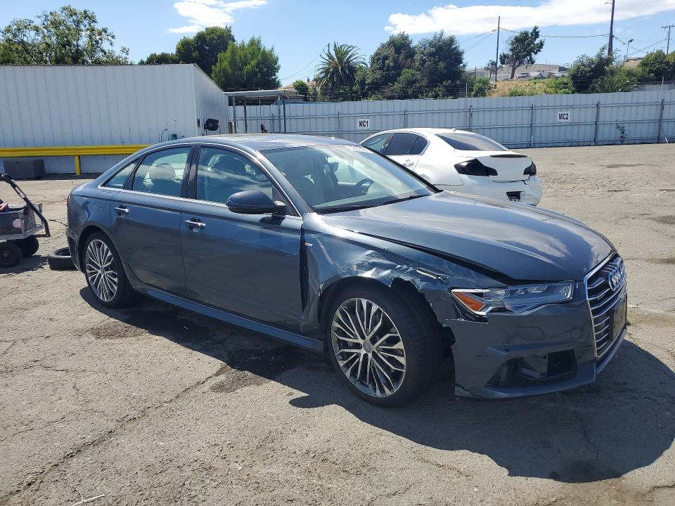 2016 Audi A6 VIN WAUFMAFCXGN081833 COPART salvage auction — FRONT END, Ca - Salvage Certificate, sold $6,500 on 2026-07-31 (photo 4)