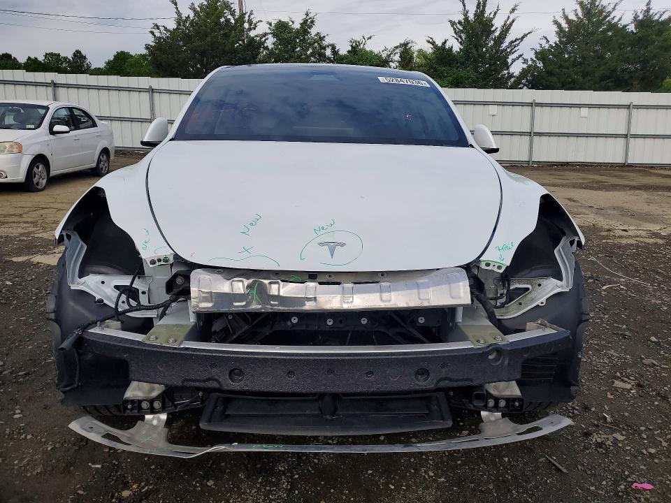 2025 Tesla Model y VIN 7SAYGDEE5SF290334 COPART salvage auction — FRONT END, Nj - Cert Of Title-Salvage, sold $14,200 on 2026-07-22 (photo 5)