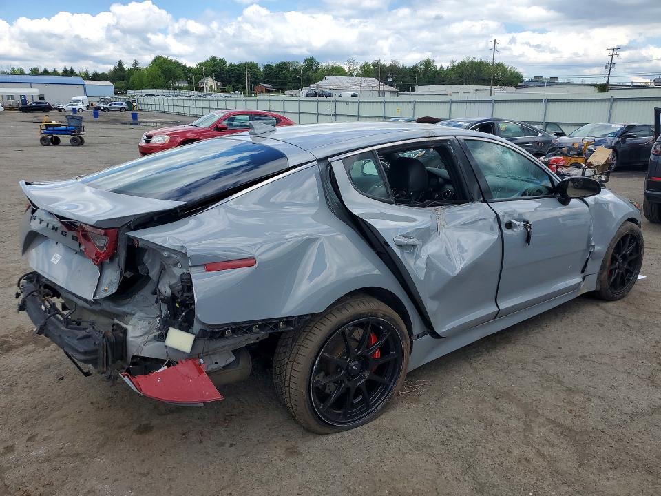 2021 Kia Stinger VIN KNAE35LC4M6093878 COPART salvage auction — ALL OVER, PA - CERTIFICATE OF SALVAGE, sold $2,350 on 2026-07-02 (photo 3)