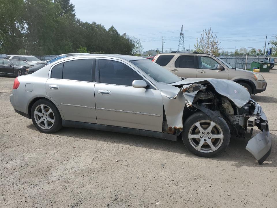 2004 Infiniti G35 VIN JNKCV51F54M700463 COPART salvage auction — FRONT END, On - Permit Irrepairable, sold $400 on 2026-07-09 (photo 4)