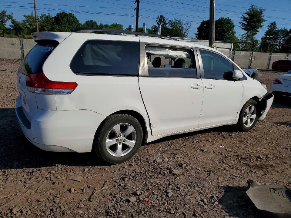 2011 Toyota Sienna VIN 5TDKK3DC8BS109511 COPART salvage auction — FRONT END, PA - CERTIFICATE OF SALVAGE, sold $1,150 on 2026-07-27 (photo 3)