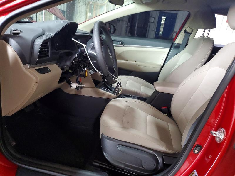 2019 Hyundai Elantra VIN KMHD74LF3KU791247 COPART salvage auction — VANDALISM, Pa - Cert Of Salvage-Theft, sold $2,300 on 2026-07-15 (photo 7)
