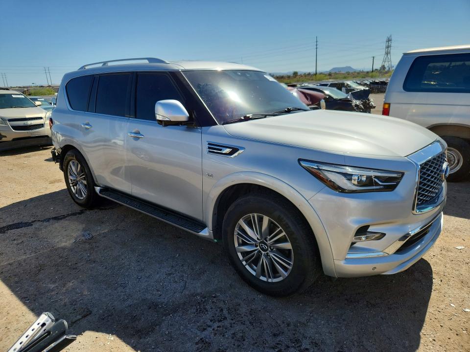 2020 Infiniti Qx80 VIN JN8AZ2NF0L9703847 COPART salvage auction — REAR END, Az - Cert Of Title - Salvage, sold $7,300 on 2026-07-10 (photo 4)