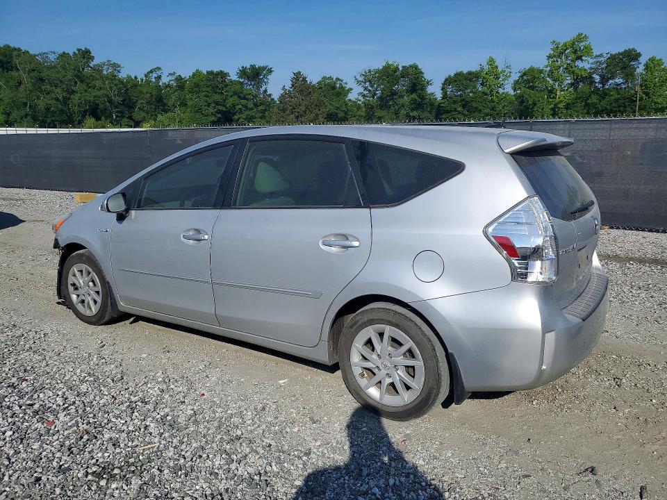 2013 Toyota Prius v VIN JTDZN3EU1D3227014 COPART salvage auction — FRONT END, Sc - Cert Of Title-Salvage, sold $2,650 on 2026-07-22 (photo 2)