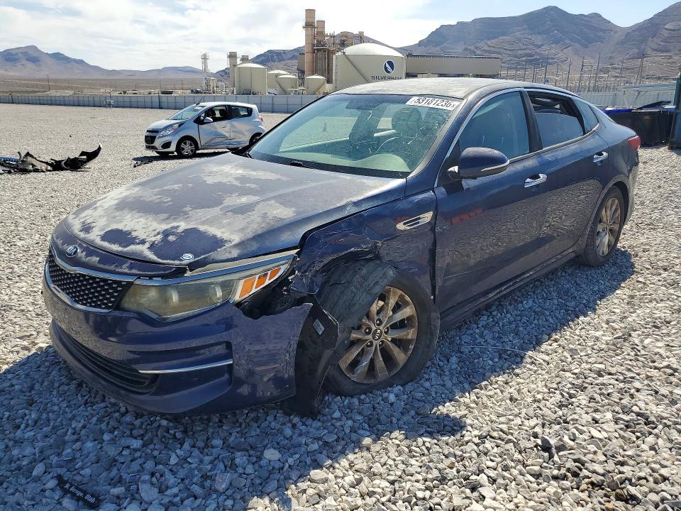 2016 Kia Optima VIN 5XXGU4L36GG017328 COPART salvage auction — FRONT END, Nv - Salvage Title, sold $1,100 on 2026-07-08 (photo 1)