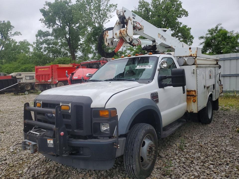 2008 Ford F-550 super duty VIN 1FDAF57RX8EE22310 COPART salvage auction — SIDE, Ky - Certificate Of Title (P), sold $7,500 on 2026-07-30 (photo 1)