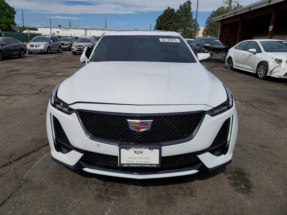 2024 Cadillac Ct5 VIN 1G6DV5RW0R0116502 COPART salvage auction — SIDE, Co - Public - Salvage Title, sold $15,800 on 2026-09-01 (photo 5)