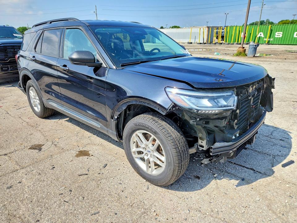 2025 Ford Explorer VIN 1FMUK8DH9SGB22226 COPART salvage auction — REAR END, In - Cert Of Title-Salvage Title, sold $12,900 on 2026-07-28 (photo 4)