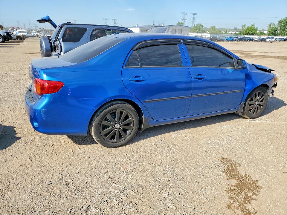 2009 Toyota Corolla VIN JTDBL40E299076153 COPART salvage auction — FRONT END, Il - Salvage Certificate, sold $725 on 2026-07-09 (photo 3)