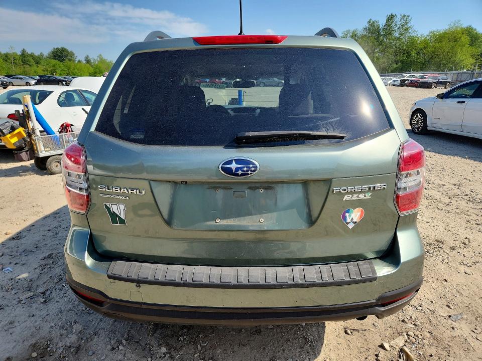 2014 Subaru Forester VIN JF2SJAEC8EH464940 COPART salvage auction — FRONT END, Ma - Cert Of Title-Reconstrctd Coll, sold $450 on 2026-07-02 (photo 6)