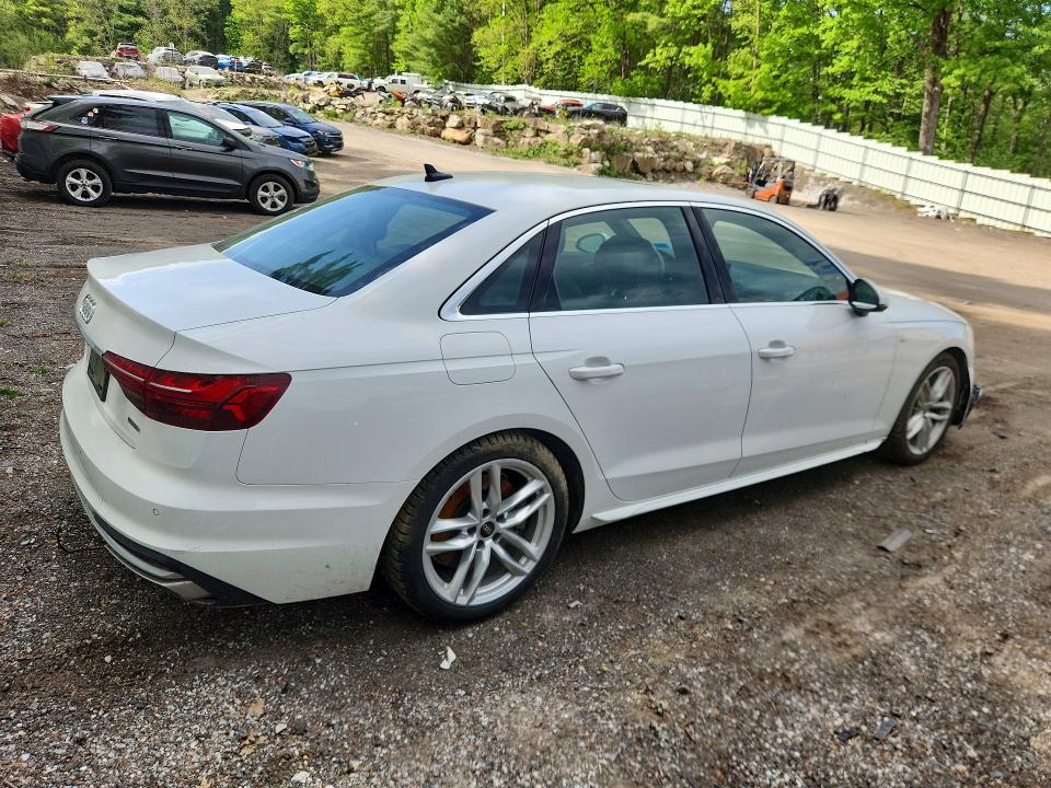 2023 Audi A4 VIN WAUEAAF47PN015222 COPART salvage auction — FRONT END, Vt - Cert Of Title-Salvage Vehicle, sold $7,400 on 2026-07-20 (photo 3)