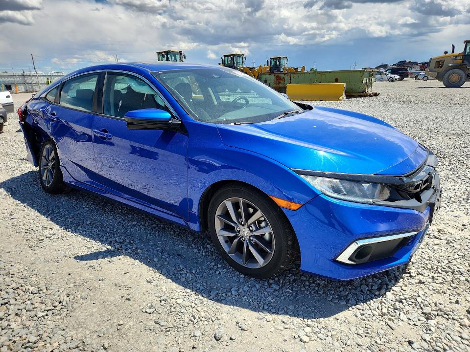 2021 Honda Civic VIN 19XFC1F30ME001655 COPART salvage auction — SIDE, Co - Public - Salvage Title, sold $6,600 on 2026-07-09 (photo 4)