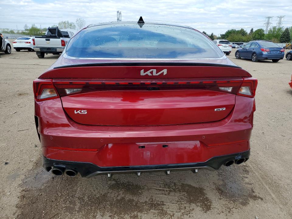 2023 Kia K5 VIN 5XXG44J84PG182020 COPART salvage auction — FRONT END, Il - Salvage Certificate, sold $4,300 on 2026-07-14 (photo 6)
