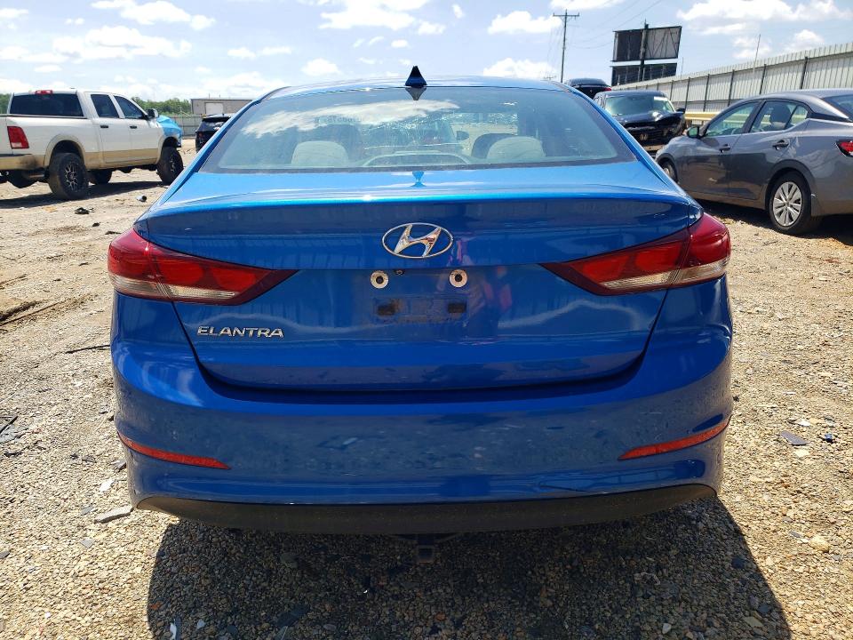 2017 Hyundai Elantra VIN KMHD84LF6HU401862 COPART salvage auction — FRONT END, Va - Cert Of Title - Salvage, sold $2,150 on 2026-07-10 (photo 6)