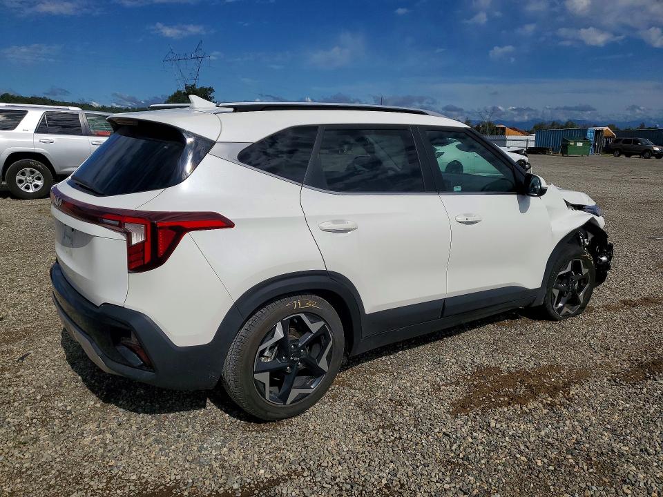 2024 Kia Seltos VIN KNDER2AAXR7649226 COPART salvage auction — FRONT END, Salvage Title, sold $7,200 on 2026-07-17 (photo 3)