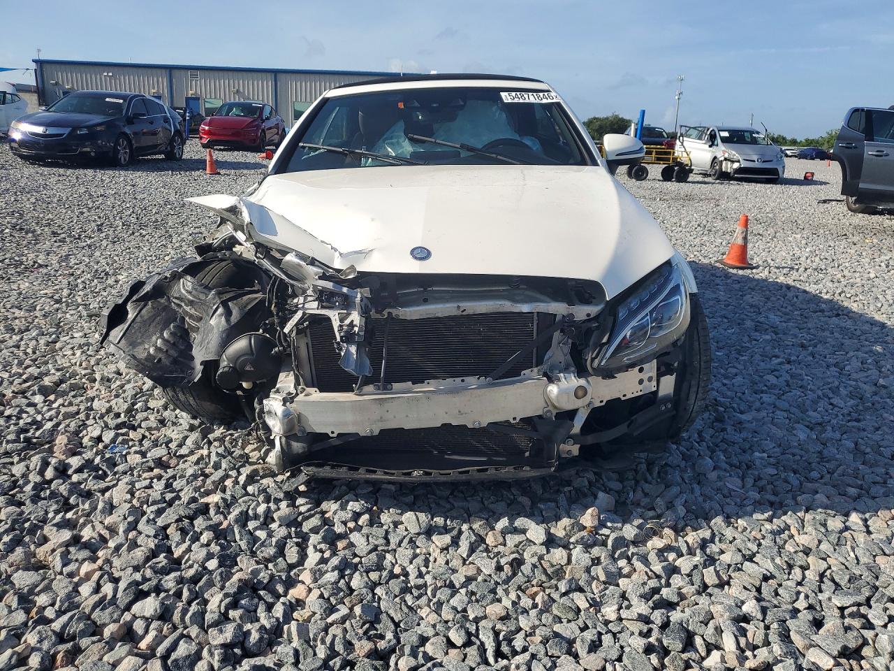 2017 Mercedes-Benz C-Class VIN WDDWK4JB9HF521809 COPART salvage auction — Front End, FL - CERT OF TITLE SLVG REBUILDABLE, sold $2,150 on 2026-06-30 (photo 5)
