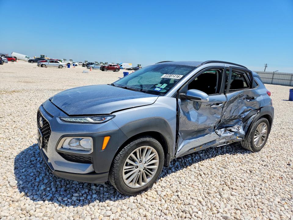 2021 Hyundai VIN KM8K62AA8MU662543 COPART salvage auction — SIDE, Tx - Salvage Vehicle Title, sold $2,650 on 2026-07-16 (photo 1)