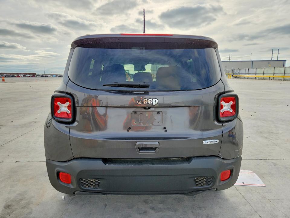 2018 Jeep VIN ZACCJABB8JPJ43995 COPART salvage auction — FRONT END, Tx - Salvage Vehicle Title, sold $1,850 on 2026-08-18 (photo 6)