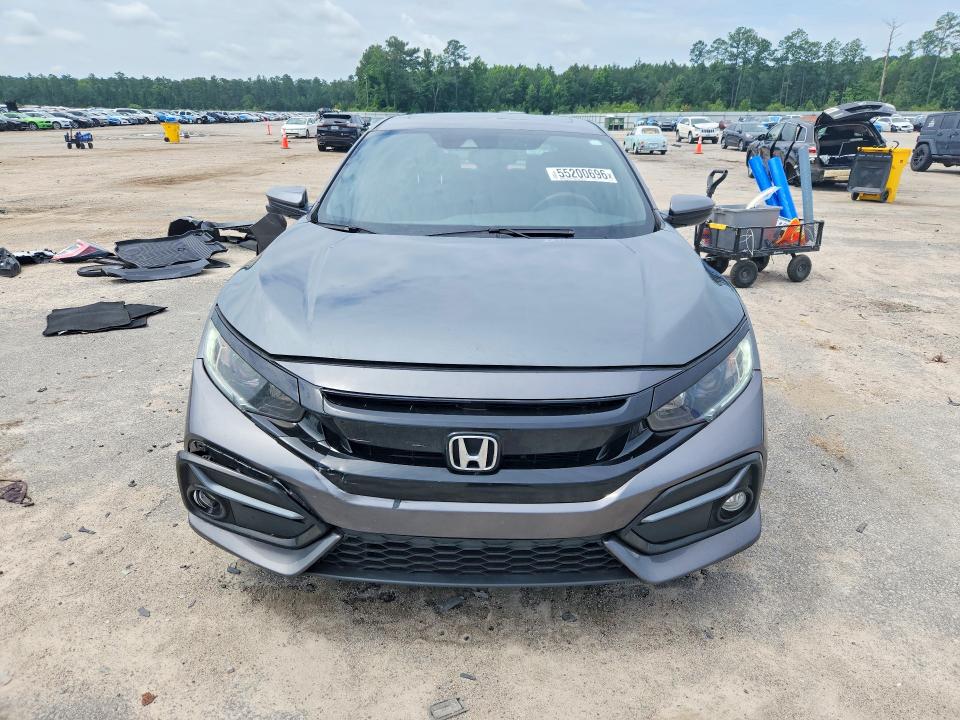 2021 Honda Civic VIN SHHFK7H60MU231850 COPART salvage auction — REAR END, Sc - Cert Of Title-Salvage, sold $5,200 on 2026-07-15 (photo 5)
