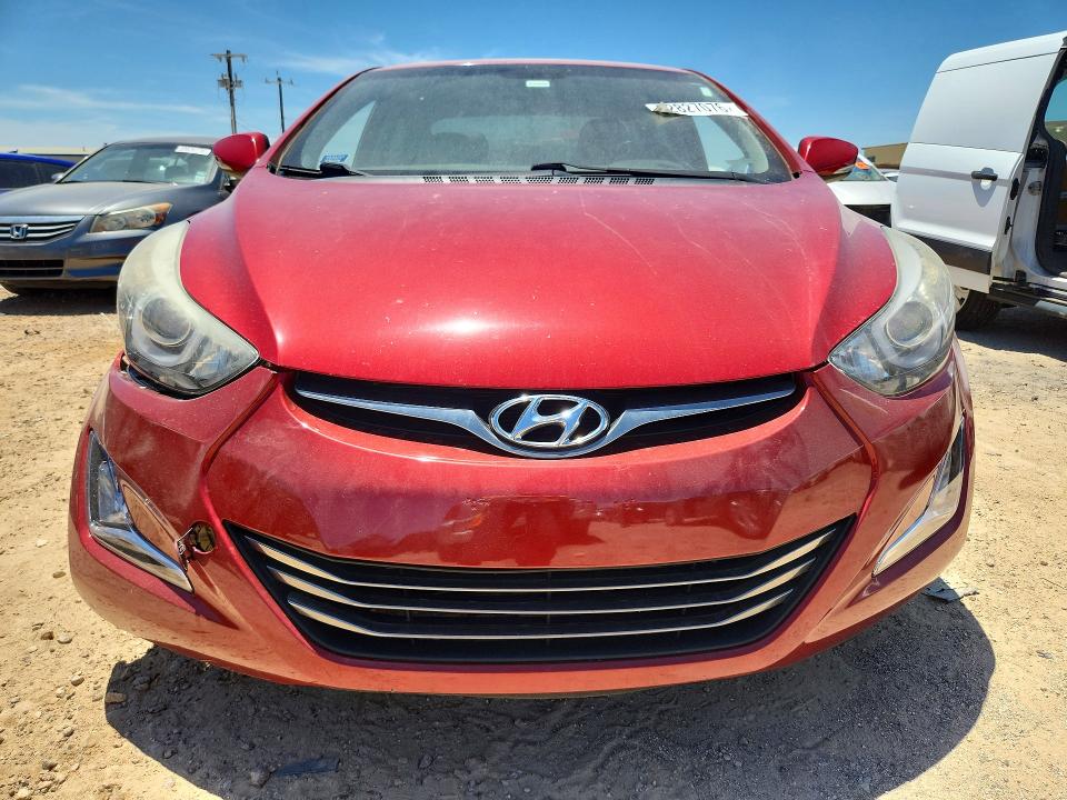 2016 Hyundai VIN KMHDH4AE1GU599078 COPART salvage auction — REAR END, Tx - Salvage Vehicle Title, sold $650 on 2026-07-16 (photo 5)