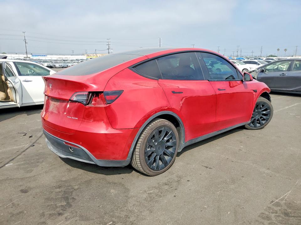 2021 Tesla VIN 5YJYGAEE3MF297300 COPART salvage auction — FRONT END, Ca - Salvage Certificate, sold $6,300 on 2026-07-20 (photo 3)