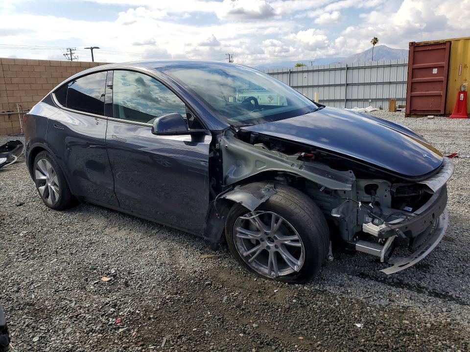 2024 Tesla Model y VIN 7SAYGDEE2RA245942 COPART salvage auction — FRONT END, Ca - Salvage Certificate, sold $14,600 on 2026-07-08 (photo 4)