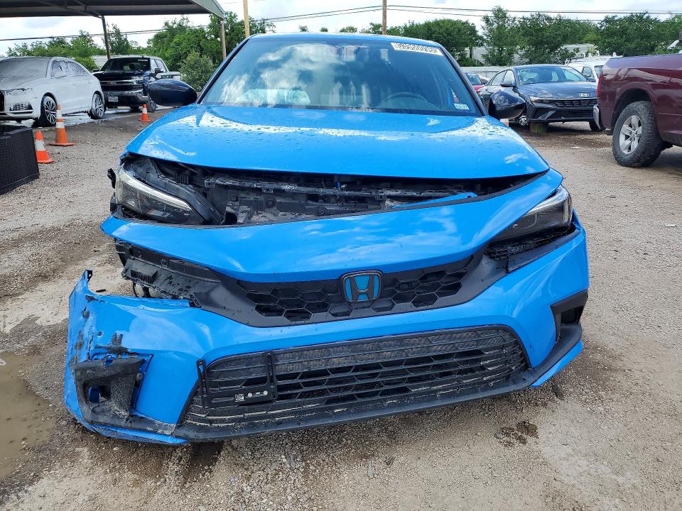 2022 Honda Civic VIN 19XFL2H85NE010013 COPART salvage auction — FRONT END, TX - CERTIFICATE OF TITLE, sold $3,150 on 2026-07-09 (photo 5)