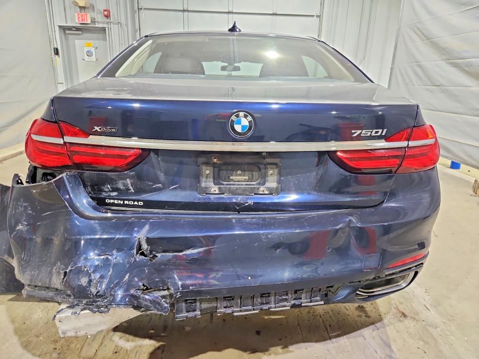2019 BMW 7 series VIN WBA7F2C56KB240528 COPART salvage auction — REAR END, NH - CERT OF TITLE-SALVAGE, sold $9,800 on 2026-09-01 (photo 6)