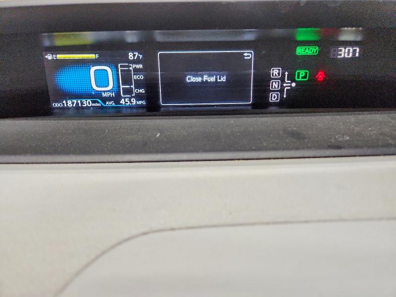 2016 Toyota Prius VIN JTDKBRFU3G3001220 COPART salvage auction — HAIL, Mn - Cert Of Title-Prior Salvage, sold $4,250 on 2026-07-07 (photo 9)