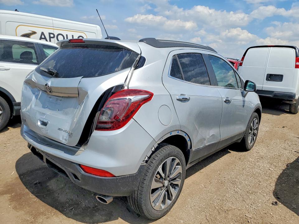 2022 Buick Encore VIN KL4CJESM8NB562001 COPART salvage auction — REAR END, Il - Salvage Certificate, sold $4,000 on 2026-07-07 (photo 3)