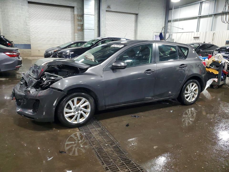 2013 Mazda 3 VIN JM1BL1M70D1737079 COPART salvage auction — FRONT END, Mn - Cert Of Title-Prior Salvage, sold $225 on 2026-07-28 (photo 1)