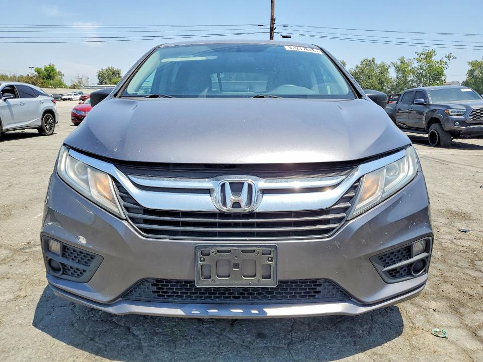2019 Honda Odyssey VIN 5FNRL6H29KB045496 COPART salvage auction — REAR END, Ca - Salvage Certificate, sold $6,600 on 2026-07-02 (photo 5)
