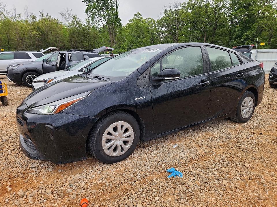 2021 Toyota Prius VIN JTDKAMFU3M3141110 COPART salvage auction — HAIL, Mo - Salvage Certificate Of Title, sold $1,650 on 2026-07-28 (photo 1)