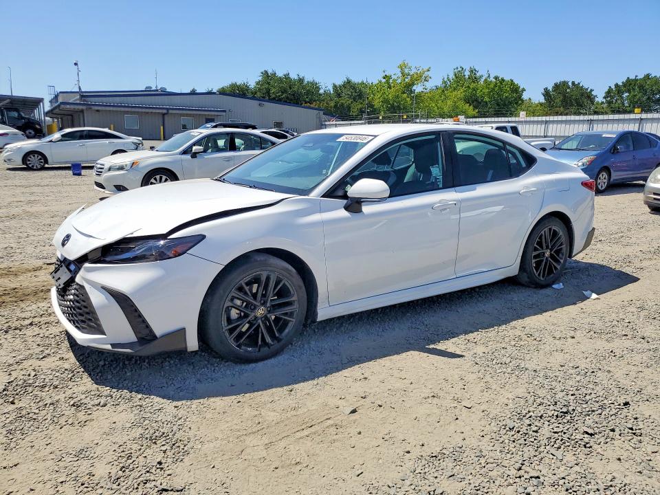 2025 Toyota Camry VIN 4T1DAACK5SU580080 COPART salvage auction — FRONT END, Ca - Salvage Certificate, sold $15,000 on 2026-07-09 (photo 1)