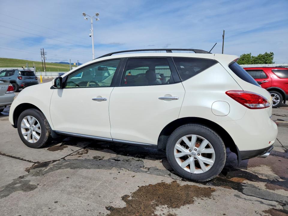2012 Nissan Murano VIN JN8AZ1MWXCW223778 COPART salvage auction — SIDE, CO - PUBLIC - SALVAGE TITLE, sold $1,700 on 2026-08-03 (photo 2)