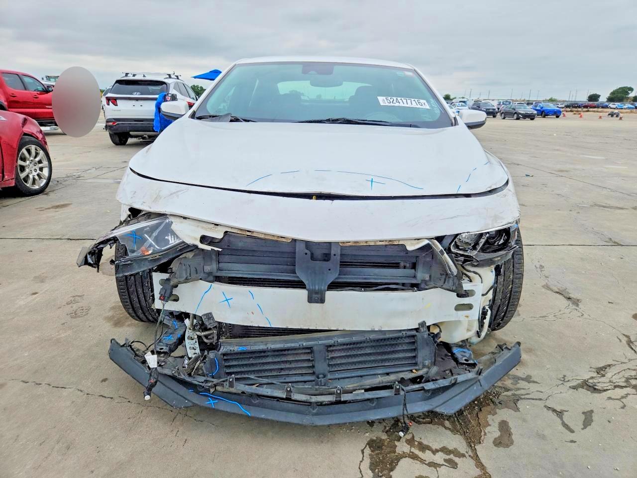 2018 Chevrolet Malibu VIN 1G1ZF5SU5JF185902 COPART salvage auction — Front End, TX - SALVAGE VEHICLE TITLE, sold $1,050 on 2026-07-09 (photo 5)