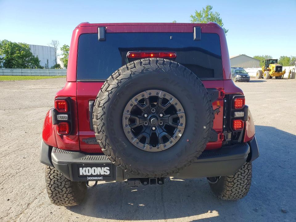 2025 Ford Bronco VIN 1FMEE0RR9SLB11183 COPART salvage auction — FRONT END, Ny - Mv-907A Salvage Certificate, sold $59,500 on 2026-07-20 (photo 6)